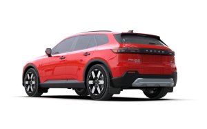 Honda Prologue Mud Flap - Rally Armor - UR Series, Red Logo - Black - `24-`25 Honda Prologue Mud Flap - Rally Armor - UR Series, Red Logo - Black - `24-`25